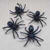 Cross-border 16 simulação aranha Halloween plástico pequena aranha truque grande aranha decoração acessórios 1.5-15cm