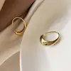 Pendientes de aro C de Corea del Sur para mujer, 2023, nuevos y modernos pendientes de plata 925, elegantes y combinables.