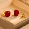 Pendientes Cuadrados de Perlas Exquisitos y de Alta Gama Estilo Nuevo 2026 para Mujer, Diseño de Nicho Francés, Pendientes Simples Elegantes de Celebridad de Internet