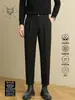 Nuevos Pantalones Ajustados para Hombre 2025 con Efecto Plisado, Pantalones Cortos Casuales para Viajar al Trabajo, Pantalones Cómodos de Otoño