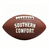 Estoque de fábrica de bola de futebol americano, material PU, bola de treinamento para crianças, estampa Southern Comfort, disponível nos tamanhos 3 e 6
