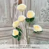 Flores Artificiais de Peônia Exquisite Flores Artificiais de Seda Acabadas Arranjo de Chão para Casamento Flores de Plástico Decoração de Casamento de Alto Padrão
