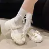 Moda Retro Zapatos Mary Jane para Mujer Zapatos Lolita Estilo Hada Francesa Tacones Altos Zapatos Planos para Mujer 2026 Nuevo Estilo Verano y Otoño