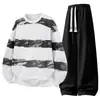 [M-8XL] Conjunto Deportivo Casual Otoño 2026 Tallas Grandes para Hombre, Sudadera Versátil y Pantalones Casuales Modernos para Hombre