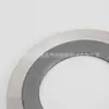 Junta de dente de onda metálica personalizada, junta de vedação de flange composta de grafite de aço inoxidável 304 316, junta de dente de onda