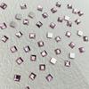 Mini Pequeños Pedrería Rosa para Uñas Tendencia Rosa Claro Fondo Plano Irregulares Mixtos Super Brillantes Diamantes de Agua para Uñas Accesorios Estilo Francés