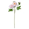 Flores Artificiais de Peônia com Toque de Luxo, Buquês de Flores Artificiais para Decoração de Sala de Estar, Arranjos Florais, Peças Florais Decorativas para Casamentos