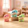 Muñecas Bebé Durmiendo en Paisaje Miniatura, Figuras Lindas, Decoraciones para Casa de Muñecas, Adornos de Escritorio de Moda, Figuras Lindas