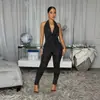C7858 Transfronterizo 2026 Nueva Moda Femenina Más Vendido Estilo Europeo y Americano Jumpsuit sin Tirantes con Estampado de Pedrería