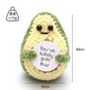 Muñeco de Punto de Dibujos Animados de Caca de Hilo de Papa Hecho a Mano con Tarjeta en Inglés, Puramente Hecho a Mano, Amazon Transfronterizo