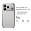 Nuevo modelo adecuado para la funda del teléfono Apple 17 Pro, funda protectora V-pattern magnética de cuero PU para iPhone 17, cobertura total anti-caídas