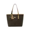 Bolsa grande de novo modelo de alta qualidade para mulheres, 2026, bolsa tote estampada color-blocking de grande capacidade, bolsa de ombro moderna
