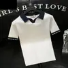 Camisa Polo Tricô Manga Curta Masculina Gola Seagull Decote V Texturizada Color Blocking Estilo Old Money Camiseta Verão Atacado Fabrica Transfronteiriça