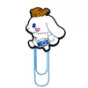 Clipes de Papel Grandes Sanrio Material de Escritório Clipes de Papel Criativos Fofos Pinos em Forma de U Desenho Animado Colorido em PVC Marcadores de Página