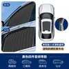 Parasol magnético para coche para ventanas laterales, aislante térmico, bloqueador solar, retráctil, cortina magnética para coche, instalación sin perforaciones