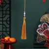 Nuvem Auspiciosa Rosa Borla Nó Chinês Borla Dispositivo de Borla Pingente Decorativo Pendente de Carro Acessórios para Joias DIY Borla
