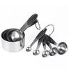 Venta al por mayor del fabricante Juego de 10 cucharas medidoras de acero inoxidable con báscula, taza medidora, juego de tazas medidoras, molde para pasteles, herramientas para hornear