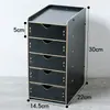 Caja de Almacenamiento para Escritorio de Oficina Gabinete de Almacenamiento de Madera Tipo Cajón Estante de Almacenamiento para Oficina Suministros Archivo Caja Organizadora Varios