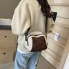 Bolso de Hombro Personalizado Verano 2026, Bolso Cruzado de Moda, Bolso Versátil de Color Contrastante, Bolso de Calle Estilo Retro Casual de Nicho