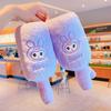 Novedad Otoño e Invierno 2024 para Mujer Estudiante Lindos Engrosados Peludos Bordados Animales de Dibujos Animados Guantes Manga Cálida