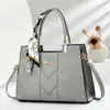 Bolsas de Exportación Taizhou para Mujer 2025 Nueva Moda Hilo Bordado Bolsa para Mamá Bolsa de Mujer de Gran Capacidad Bolso de Hombro Único Cruzado Dropshipping