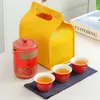 Conjunto de Chá Moderno e Simples de Uma Panela e Três Xícaras para Exterior Conjunto de Chá Portátil para Viagem Armazenamento Presente Corporativo Conjunto Rápido de Xícaras de Chá