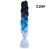 Xuchang Peruca Acessórios de Cabelo Seda de Alta Temperatura Trança Grande Africana Jumbobraid Fibra Química Colorida Montagem Mista Venda Quente Dreadlocks