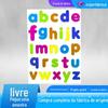Adesivos Magnéticos de Alfabeto para Bebês e Crianças Pequenas, 26 Letras Maiúsculas, Letras e Números Magnéticos para Crianças de 1-3 Anos, Ímãs de Geladeira para Uso Doméstico