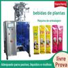Máquina de embalagem de sucos de frutas e vegetais com enzimas, ensacamento de produtos de saúde, máquina de embalagem de líquidos, tiras de plantas, embalagem de bebidas