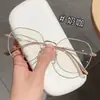 Nuevas gafas de montura grande de alta gama de moda para mujer, perfectas para un look natural, se pueden equipar con lentes graduados, venta al por mayor desde fabricante de Danyang