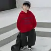 Conjunto de ropa de otoño moderno y genial para niños 2026 nuevo modelo para niños pequeños de 3 a 5 años, sudadera elegante para niño pequeño conjunto de tres piezas para niños