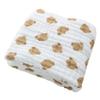 Toalha de banho de gaze de algodão estampada Pumi de seis camadas, algodão lavado, bolha, colcha infantil, abraçando, classe A, absorvente infantil, atacado