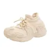 Zapatos Flyknit para niños Tendencia 2024 Primavera Nuevo Estilo Coreano Niños Zapatillas de Malla Transpirables Niñas Zapatos para Correr de Suela Blanda