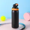 Ciclismo Deportivo al Aire Libre Transfronterizo Taza Termo de Acero Inoxidable 316 Botella de Agua Portátil para Estudiantes Gran Capacidad 800ml Vaso de Agua