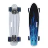 Patineta Mini Cruiser de Mano de 22 pulgadas Cross PP Tabla Grande Cruiser Single Kicktail Tabla Banana Patineta de Cuatro Ruedas para Viajes de Adultos Venta al por Mayor