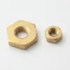 Tuerca de Cobre Moleteada Grado 4.8 Tuerca con Rosca Interna Tuerca de Cobre Moldeada por Inyección Tuerca de Cobre Embebida Inserción de Cobre Venta al por Mayor