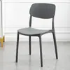 Sillas Coloridas de Moda, una Opción Ideal para Apartamentos Pequeños, Sillas de Comedor de Plástico Minimalistas Modernas con Diseño Delgado, Sillas de Lujo Ligero para Uso Doméstico