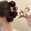 Pinza para el pelo de Gominola con Lazo para Mujer en la Parte Trasera de la Cabeza Pinza de Tiburón Pinza de Agarre de Tamaño Mediano 2024 Nuevo Sentido de Alta Gama