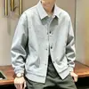 Nueva chaqueta de otoño para hombre yingao de imitación de dos piezas, cuello solapa de lujo ligero, de un solo botón, estilo cross-border youth old money