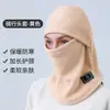 Touca de ciclismo com forro de fleece para o inverno, unissex, máscara facial à prova de vento e quente, forro de capacete, proteção para as orelhas e aquecedor de pescoço, tudo-em-um, fabricação personalizada de fábrica