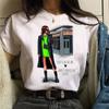 Camiseta nueva de moda para mujer, camiseta de manga corta, top informal de verano para mujer, cuello redondo, estilo Harajuku de los años 90 para chicas.