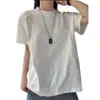 Camisetas de Manga Curta Ins para Homens e Mulheres Verão 2026 Novo Estilo Simples Respirável Resistente Retro Solta Casual Camisetas de Meia Manga