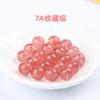 Colección 7A Pulsera de Cuentas Sueltas de Cristal de Fresa Starlight Pulsera Rojo Sangre Pendientes Accesorios para Manualidades
