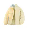 Chaqueta de Algodón con Cuello Alto Sidalai para Hombre, Pareja, Chaqueta Acolchada Engrosada, Ropa Exterior Cálida Casual, Marca de Tendencia, Chaqueta de Algodón Holgada, Ropa de Algodón