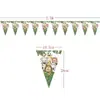 Festa de Aniversário Infantil Zoo da Floresta Suprimentos Copos de Papel Descartáveis Pratos de Papel Banner Conjunto de Decoração Toalha de Mesa