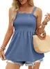 Nuevo de verano plataforma Amazon transfronterizo europeo y americano camisola con volantes sexy para mujer top con volantes ropa interior
