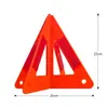Señal de triángulo de emergencia para coche, señal de estacionamiento por avería y peligro, triángulo reflectante plegable para inspección anual del vehículo