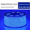 Fita de Luz LED Fita de Luz LED de Alta Tensão à Prova d'Água Fita de Luz Colorida RGB Tricolor com Escurecimento Monocolor para Exterior Flexível