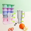 Transfronteiriço Novo Produto Stanley Bandeja de Gelo Stanley Copo de Gelo Molde para Fazer Gelo Silicone de Grau Alimentício Cubo de Gelo Fácil de Desenformar