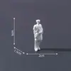 Nuevo producto transfronterizo: Figurillas romanas creativas de doce figuras, accesorios decorativos DIY, adornos para coche y escritorio en miniatura